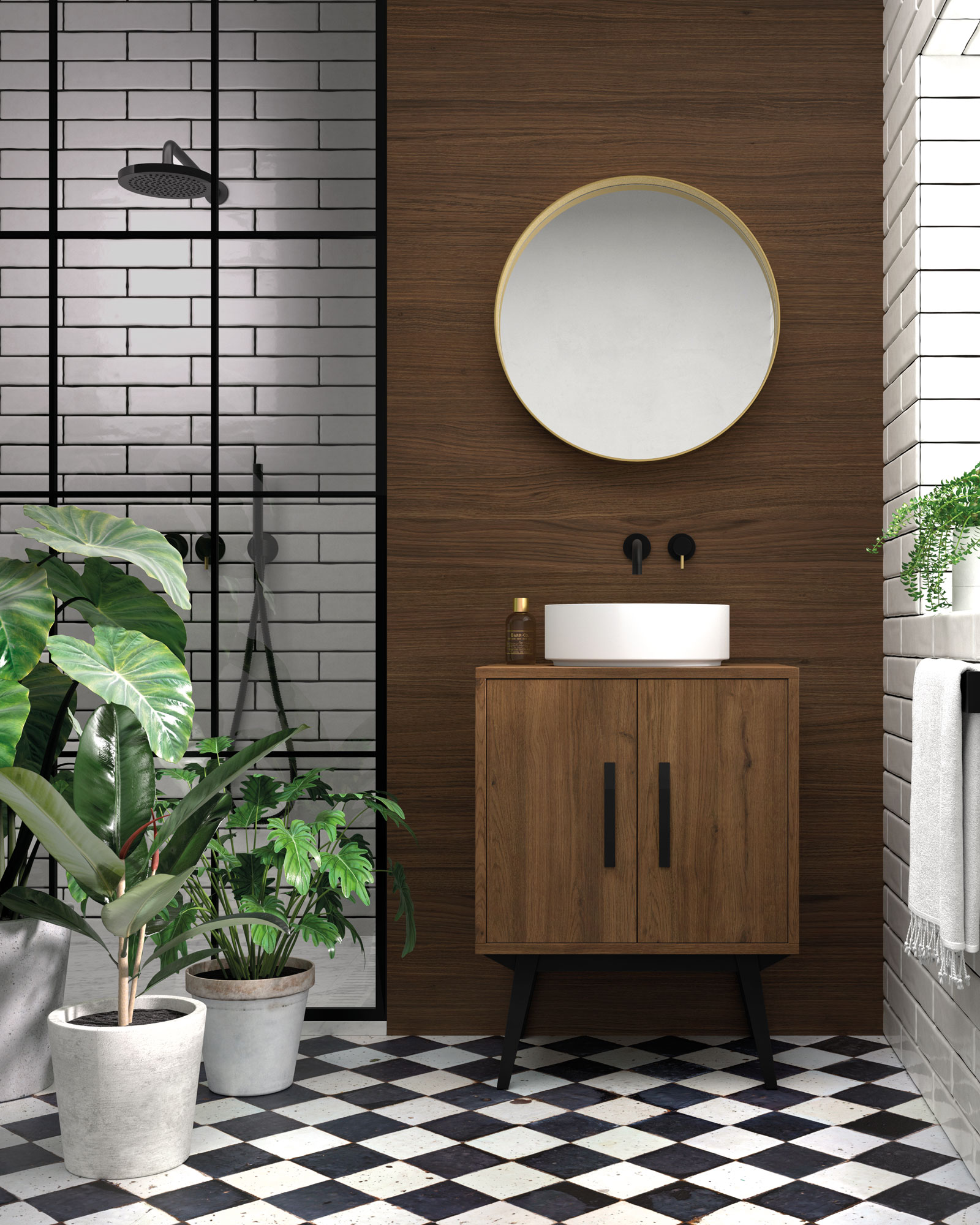 Muebles auxiliares de baño: funcionales y sofisticados